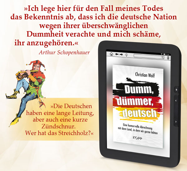 Dumm, d�mmer, deutsch