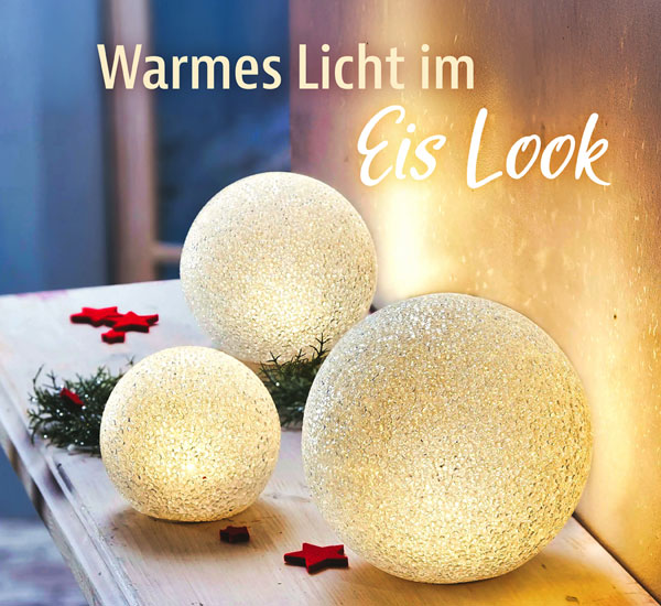 3er-Set LED-Kugeln Frozen
