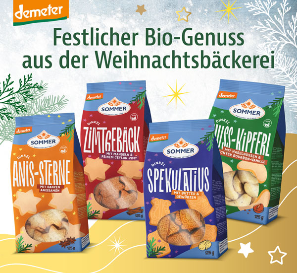 4er-Set Weihnachtsgebck-Auswahl