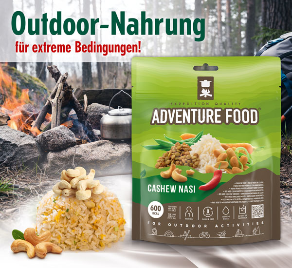 Adventure Food  Reis mit Cashewnssen