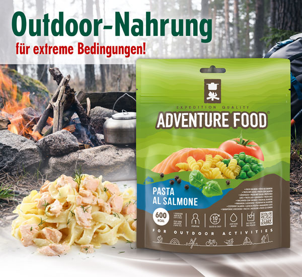 Adventure Food  Pasta mit Lachs