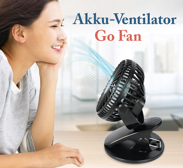 Akku-Ventilator Go Fan