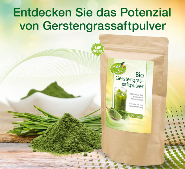 Kopp Vital ®  Bio-Gerstengrassaftpulver