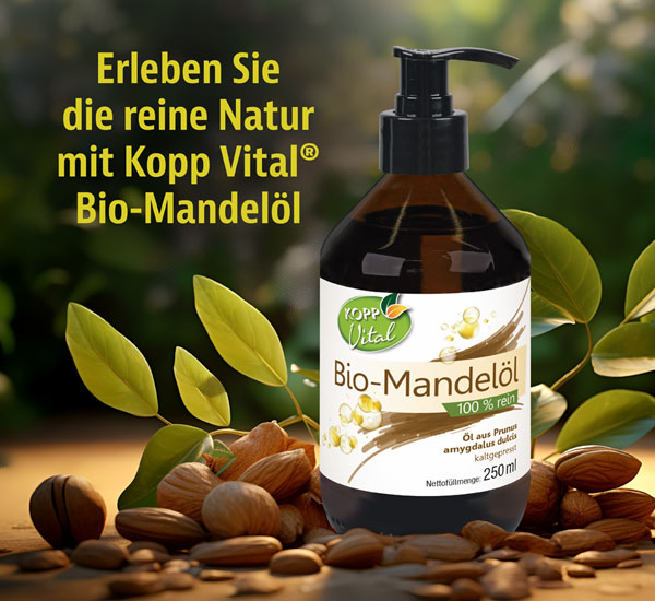 Kopp Vital  Bio-Mandell 100 % rein - Wie neu