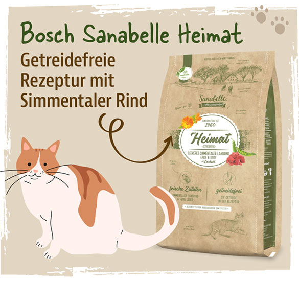 3er-Pack Bosch Sanabelle Heimat Simmentaler Rind