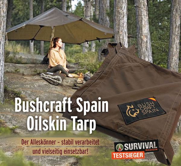  Bushcraft Spain Oilskin Tarp 