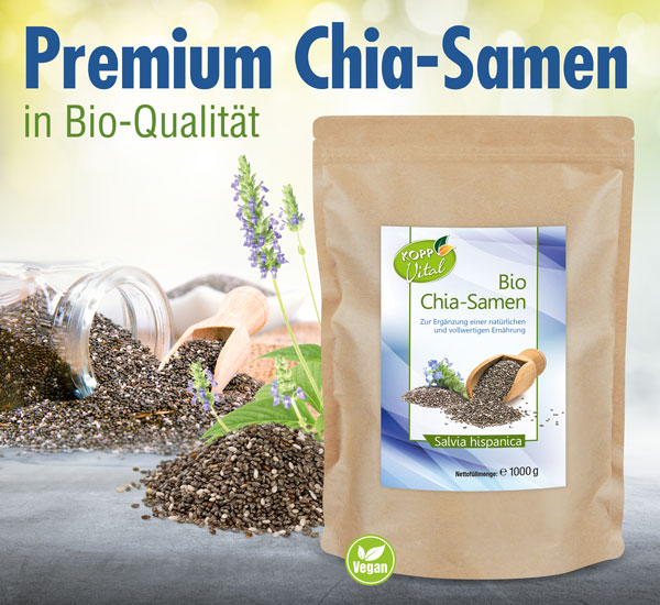 Kopp Vital   Bio Chia-Samen 1 kg - vegan