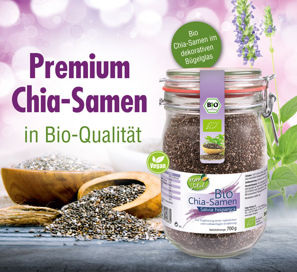 Kopp Vital   Bio Chia-Samen im Bgelglas - vegan