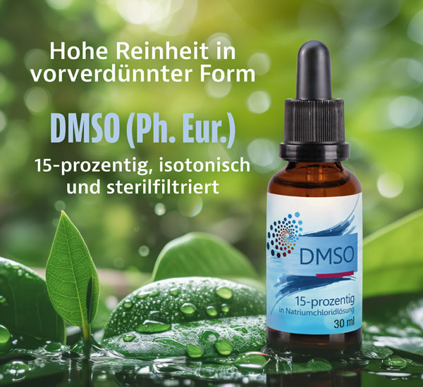 Kopp DMSO 15-prozentig in Natriumchloridl�sung 30 ml / 99,9 % rein / Ph. Eur. / Pipettenflasche