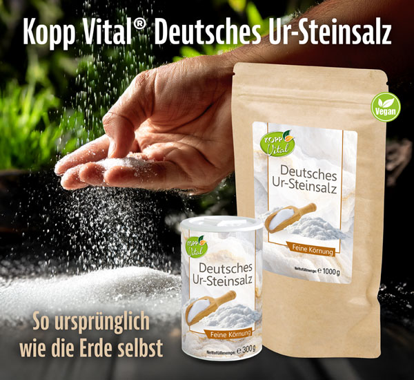  2er-Set Kopp Vital ®  Deutsches Ur-Steinsalz 