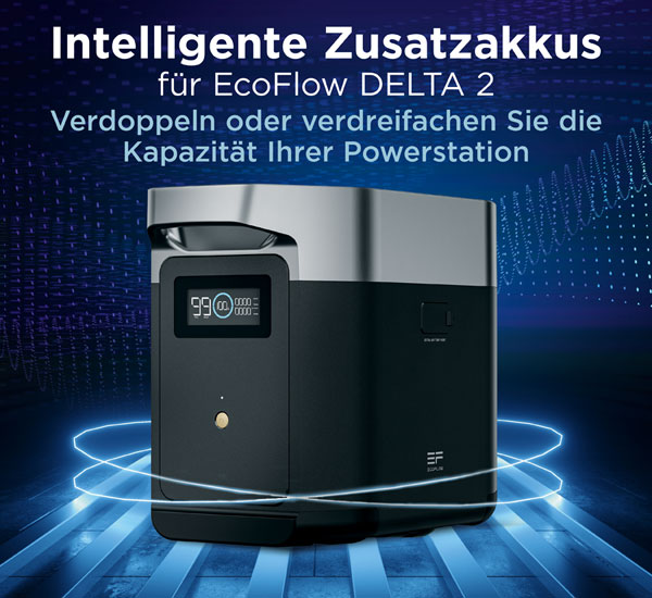 EcoFlow DELTA 2 Zusatzakku 1024 Wh