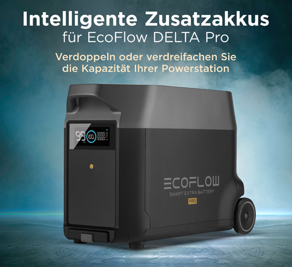 EcoFlow DELTA Pro Zusatzakku 3600 Wh