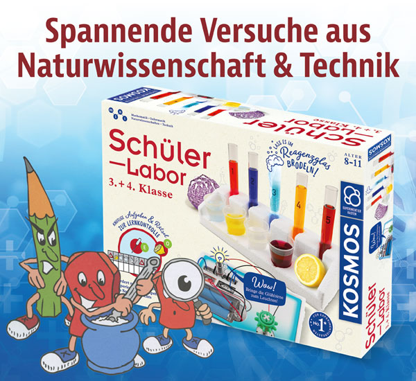 Experimentierkasten Schlerlabor 3. + 4. Klasse
