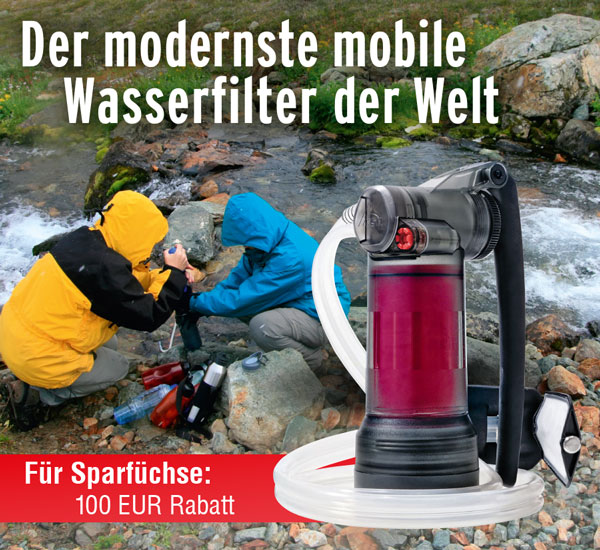 MSR Guardian Purifier - der preisgekrnte Outdoor Wasserfilter fr Globetrotter, Wanderer und Krisenvorsorge