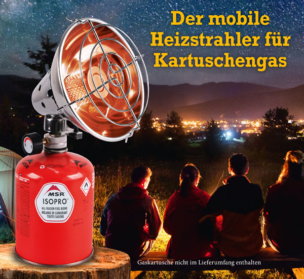 Heizstrahler fr Gaskartuschen - Wie neu