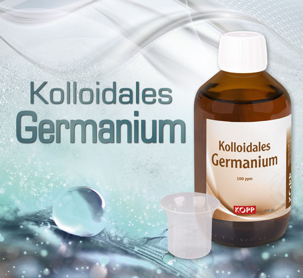 Kolloidales Germanium Konzentration 100 ppm - 250 ml