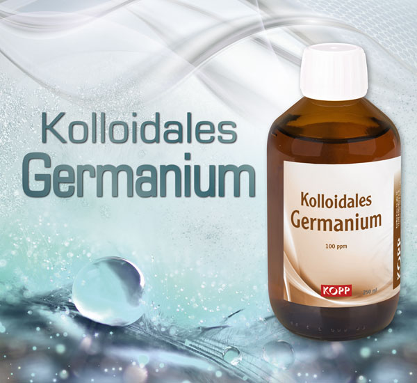 Kolloidales Germanium Konzentration 100 ppm - 250 ml