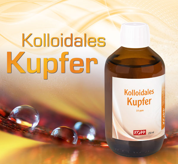 Kolloidales Kupfer Konzentration 10 ppm - 250 ml