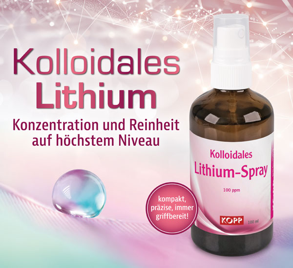 Kolloidales Lithium-Spray - Konzentration 100 ppm