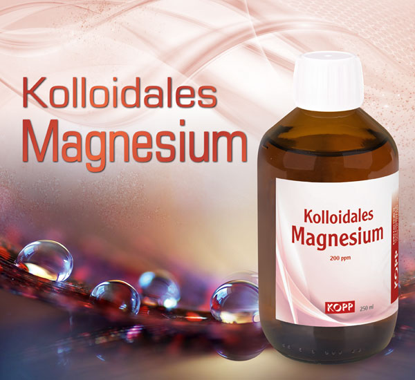 Kolloidales Magnesium - Konzentration 200 ppm