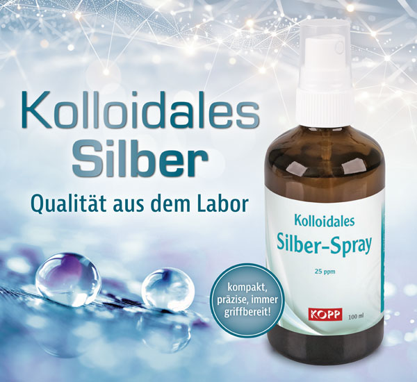  Kolloidales Silber-Spray - Konzentration 25 ppm 