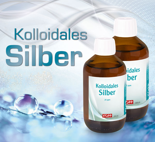Kolloidales Silber - Konzentration 25 ppm / 250 ml / 500 ml / Laborqualitt