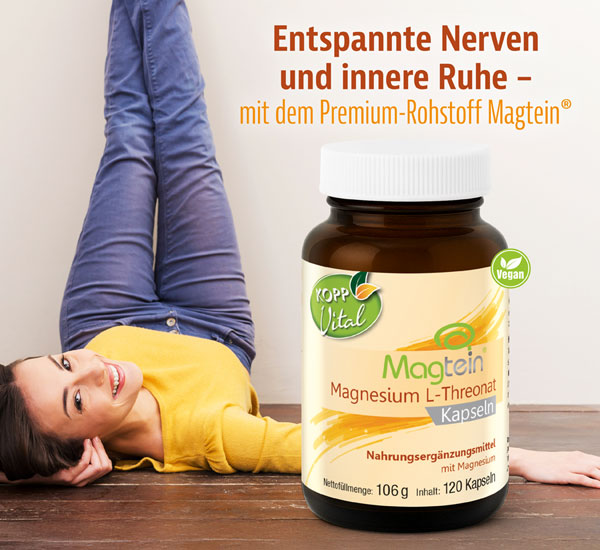 Kopp Vital� Magtein� Magnesium L-Threonat / 144 mg Magnesium / 120 Kapseln