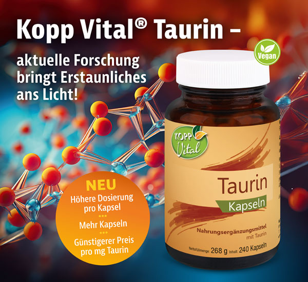  Kopp Vital    Taurin Kapseln / 1000 mg / 240 Kapseln     