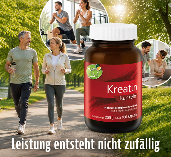  Kopp Vital� Kreatin Kapseln / 1000&nbsp;mg / 180&nbsp;Kapseln 