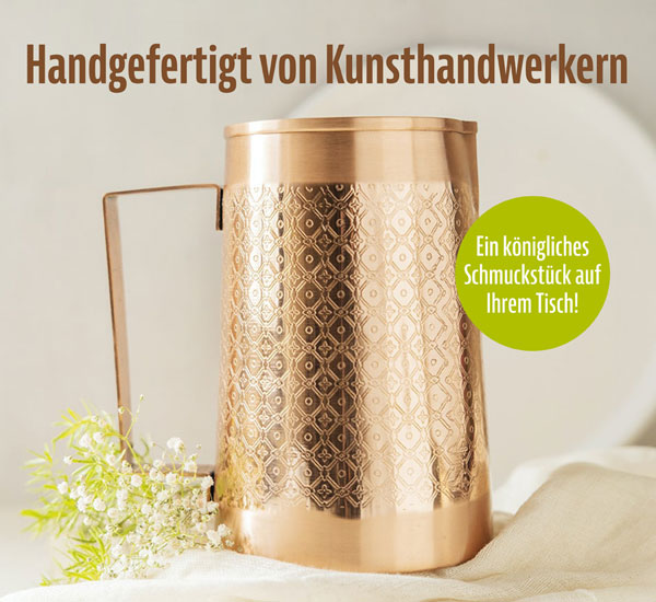 Kupferkrug Mosaik - 1500 ml - Wie neu