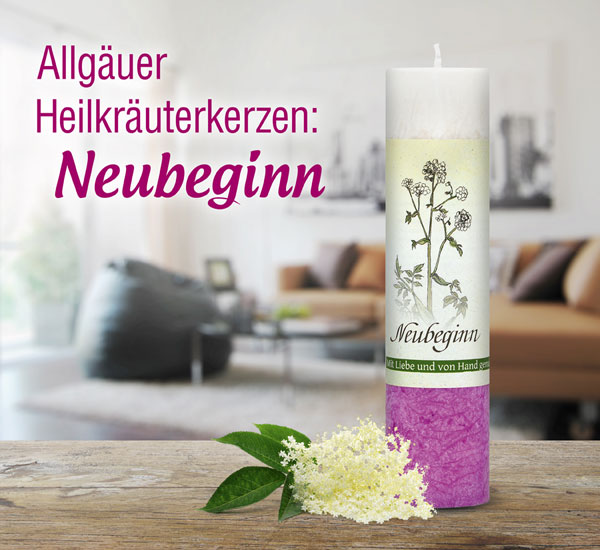 Allguer Heilkruterkerze Neubeginn