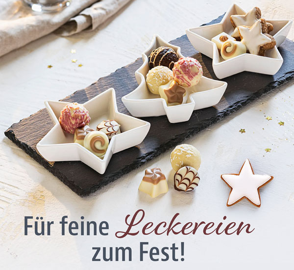 Schiefer-Servierplatte mit 3 Schlchen Weihnachten