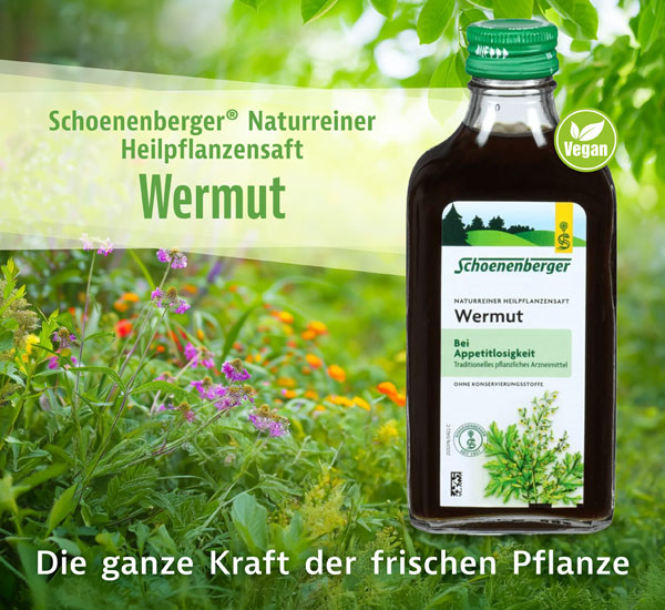 Schoenenberger Naturreiner Heilpflanzensaft - Wermut