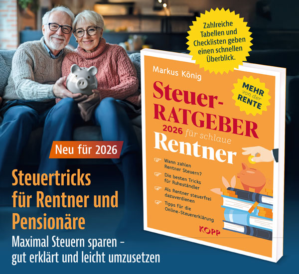 Steuerratgeber 2026 f�r schlaue Rentner