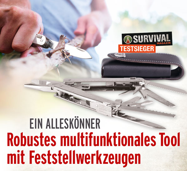 Victorinox Swiss Tool Multifunktionswerkzeug inkl. Grteltasche aus Leder