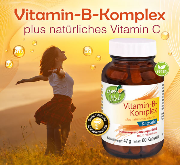 Kopp Vital ®  Vitamin-B-Komplex Kapseln - vegan
