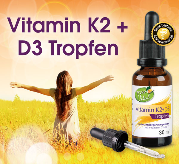 Kopp Vital   Vitamin K2 + D3 Tropfen