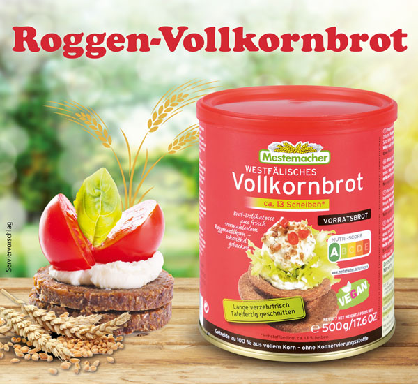 Roggen-Vollkorn Dosenbrot