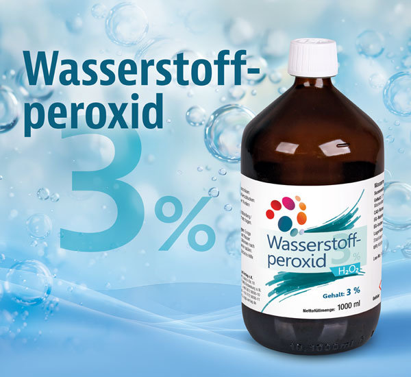 Wasserstoffperoxid 3 % (Ph. Eur.) / H2O2 laborgeprft / Phosphatfrei stabilisiert