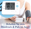 Blutdruck-Messgert mit Oberarm-Manschette / inkl. Batterien / 99 Speicherpltze fr 2 Personen / Blutdruck und Herzfrequenz_small_zusatz