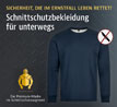 Schnittschutz-Langarmshirt Magdeburg - Navy_small_zusatz