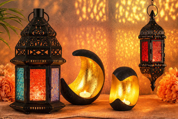 Orientalisches Laternen- und Teelicht-Set